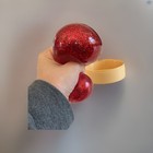 Squishy Dumpling Squeezeable Squeeze Ball Red Gold Stress Reliever Toy