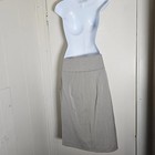 Y2k Worthington Gray Tie-waist Pencil Skirt Size 6