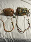 Vera Bradley Lot It 2 Blake Cross Body Bags Nwt Meadow Bouquet And Tomato Vines