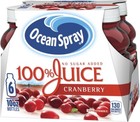 Ocean Spray   100  Juice Cranberry Juice Blend  10 Fl Oz  6 Count  pack Of 1 