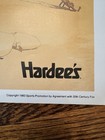 Vtg 1983 Mash 4077th Hardees Promo Poster Alan Alda Tv Show