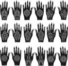 Henna Tattoo Stencils Kit  18 Sheets Self-adhesive Templates  Indian Mehndi D   