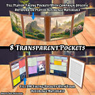 Dm Screen Double-sided Gm Screen 8-pocket Folding Dungeon Master Screen