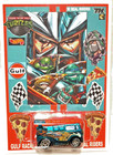 Hot Wheels Custom  gulf  Super Treasure Hunt Tmnt Turtle Van W  Real Riders