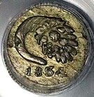 1834-p Pcgs Au Colombia 1 4 Real Rare Popayan Mint Silver Coin  25080603c 