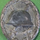 Imperial German World War I Silver 1914     1918 Wound Badge  2