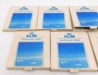 Lot Of 7 Klm Airlines Blue White Delft Coaster Tiles Package Dutch Architecture