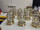 Antique Mount Solid Brass Decor Passageway Nautical Ship Bulkhead Light 10 Piece