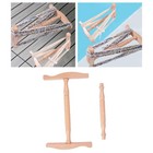 Wooden Niddy Noddy Handcrafted Yarn Swift For Knitters Home Crafting