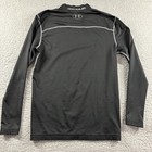 Under Armour Compression Shirt Mens Large Black Long Sleeve Layering Training