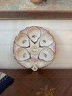 Six Avail- Sold Separate Antique German Pink Gold Oyster Plate Tielsch 