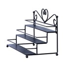 Metal Nail Polish Rack - 3 Tier Stand  Holds Up To 50 Bottles  Organized Display