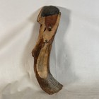 Vintage Hand Carved Knot Wood Face 14 5  Original Folk Art Carving