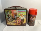 Vintage Aladdin Bonanza Lunchbox   Thermos Tv Western 3592