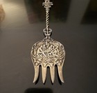 Antique Dutch Silver Windmill Mango Serving Fork Hh 