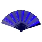 Party Led Fan Boots On The Ground Hand Fan Foldable For Dance Enthusiasts
