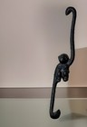 Vintage Cast Iron Monkey Japan Hanger Hook Planter Pot Mid-century Large 8 25   