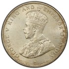 British Ceylon  1926 George V 50 Cents  Pcgs Ms 65  500 000 Mintage 