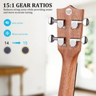 Ukulele Soprano 21inch Professional Ukeleles For Beginners Adults  Sapele Haw   