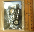 Elvis Presley Bobby Pin Hair Clip Set Blue Rhinestone Retro Vinyl Black Lp New