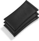 Pack Of 3 Leather Soft Eyeglass Case Pouch Squeeze Top Sunglasses Case Black New