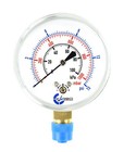 2-1 2  Capsule Diaphragm Pressure Gauge 15 Psi 1 4  Npt Low Mnt  Adjustable Zero
