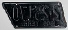 Vintage Tennessee 1949 State Shaped Shelby County License Plate Original Paint