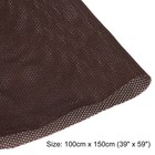 Dark Coffee Speaker Mesh Grill Stereo Fabric Dustproof 100cm X 150cm 39  X 59 
