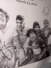 All Members Signed One Direction Poster From 2012 Concert