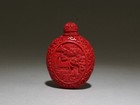 A Cinnabar Lacquer Snuff Bottle