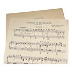 Dreams Of Bethlehem Sacred Piano Duets Church Use Sheet Music 1941 2 Copies