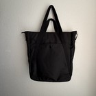 Nike Gym Tote 28l  Black Workout Duffel Bag Expandable Athleisure Yoga Tote