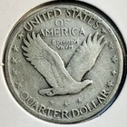 1929-p Standing Liberty Quarter - Silver Coin - Free Shipping -  17-3 