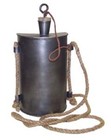 New Antique Style Revolutionary French Indian Civil War Tin Kidney Canteen 