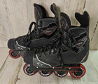 Ccm Le Inline Hockey Skates Roller Blades Men   s Size 10 Black Red