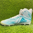 Adidas Freak X Carbon Mid Parley Mens Size 12 Blue White Athletic Football Cleat