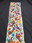 Vintage Otomi Embroidery   Hand-embroidered Mexican Textile Folk Art Wall Hang