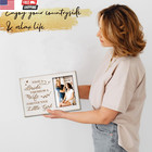 Mother Of The Bride Gifts From Daughter - Engraved Picture Frame 4x6 Inches For 