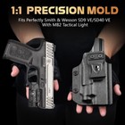 Tsg Universal Tactical Weapon Lights And Iwb Kydex Holster Fits  Sd9ve