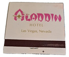 Advertising Matchbook Aladdin Hotel Las Vegas Nevada