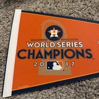 Mlb Houston Astros 2017 World Series Champions Style  1 Logo Baseball Pennant