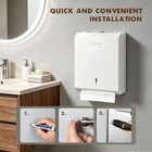 Commercial Paper Towel Dispenser Wall Mount White