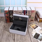 Diversion Book Safe Key Lock Hidden Secret Compartment Dictionary Brown 7x4 5x2