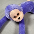 Monkey Purple Stuffed Plush Long Hanging Arms