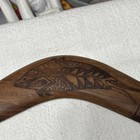 Vintage Koori Craft Don Nolan Boomerang Carved Wood 12  Australia Nice 