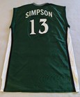Marshall University Thundering Herd  13 Simpson 2001 Game Worn Basketball Jersey