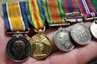 Period Ww1  Ww2 Miniature Medal Group  Canada Volunteers  Col  Aux  Force 