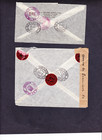 Kappys Postal History Argentina Two Registered  World War 2 Covers  Ph38