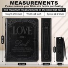 Ivghv Leather Bible Cover For Men  Premium Pu Leather Bible Cover Case For Women
