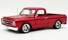 Acme A1807222 1 18 1967 Chevrolet C-10 Custom  showtime  Candy Red